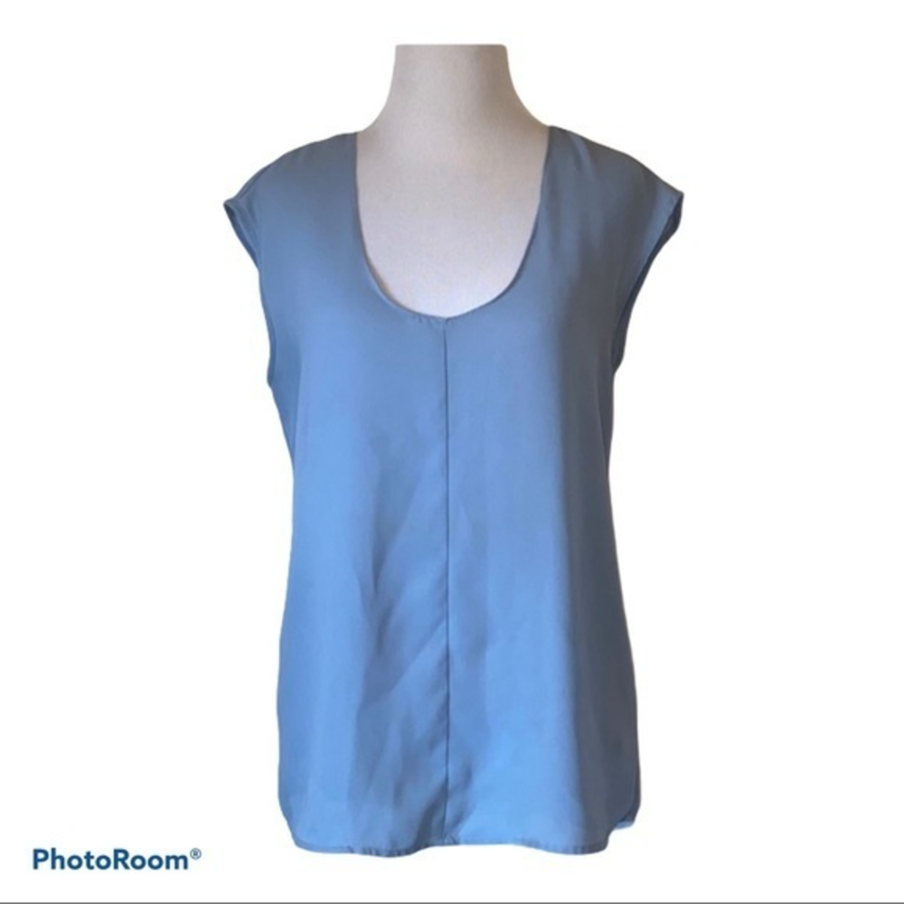 5/$30 🎈 Shinestar‎ Medium blue short sleeved blouse